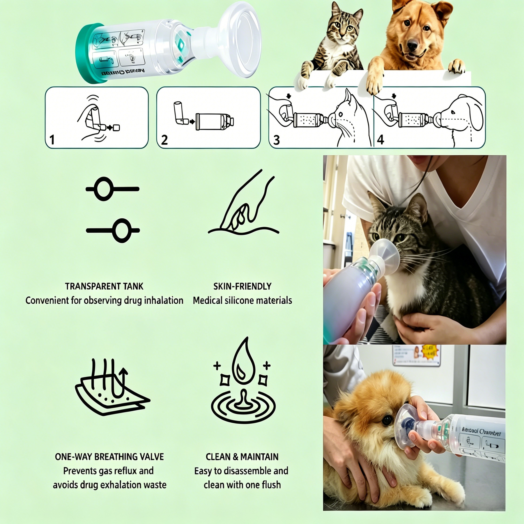 Syarikat kami telah memulakan pengeluaran besar-besaran ruang aerosol veterinar, dan kami menerima tempahan berterusan dari pasaran domestik dan luar negara.